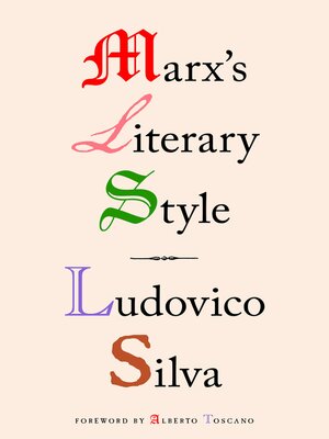 cover image of Marx's Literary Style